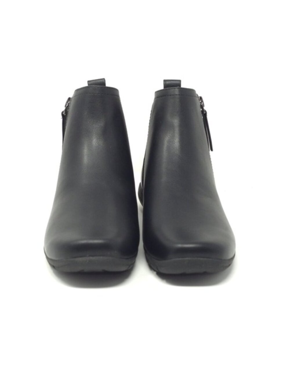 Easy Spirit Aleena3 Black Leather Comfort Ankle Booties Size 7.5M - Picture 3 of 9